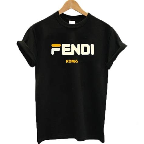 fendi shirt roma|fendi graphic tees.